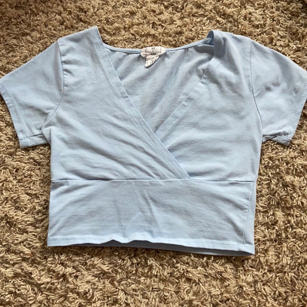 Light Blue crop top